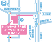 まつの内科クリニックの地図